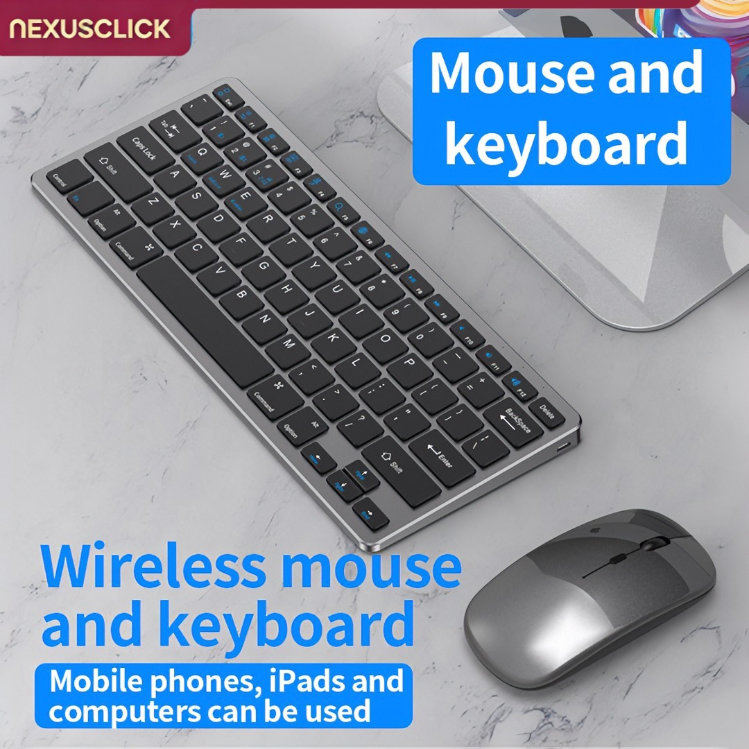 Gaming Keyboard And Mouse Combo Wireless - NexusClick Combo de teclado y ratón