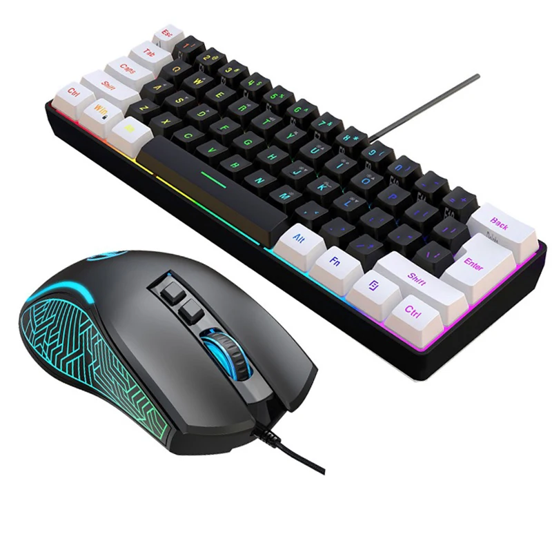 Gaming Keyboard Ergonomic - Kit de Teclado y Ratón para