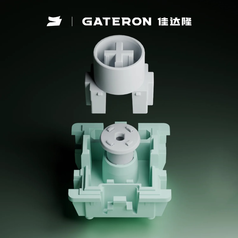 Gaming Keyboard Hall Effect Switches - Interruptor GATERON Magnetic Jade Ultra, Lineal,