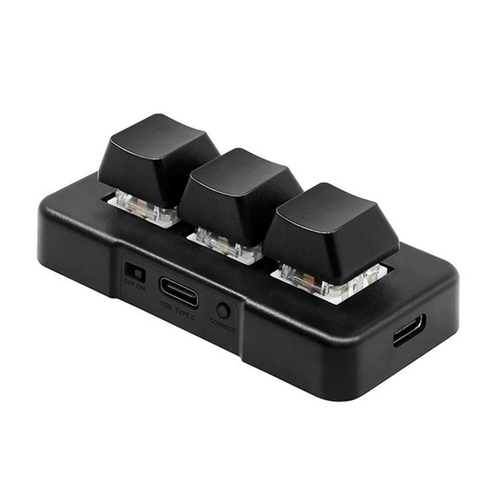 Gaming Keyboard Blue Switches - Teclado pequeño MK321-Pro de 3 teclas,