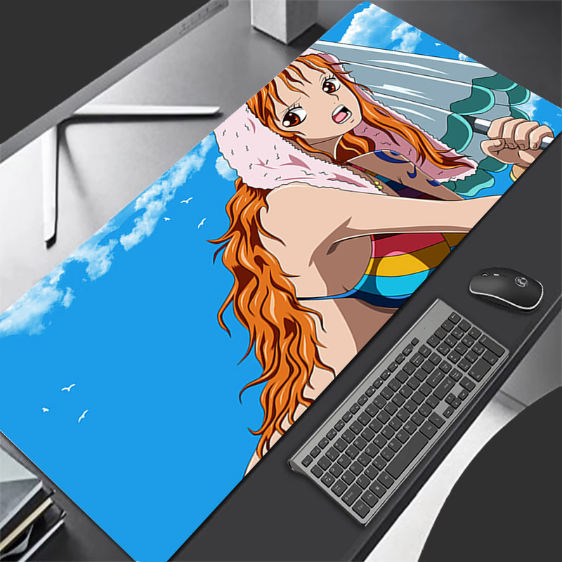 Gaming Keyboard Tactile - Alfombrilla de Ratón One Piece, Duradera,