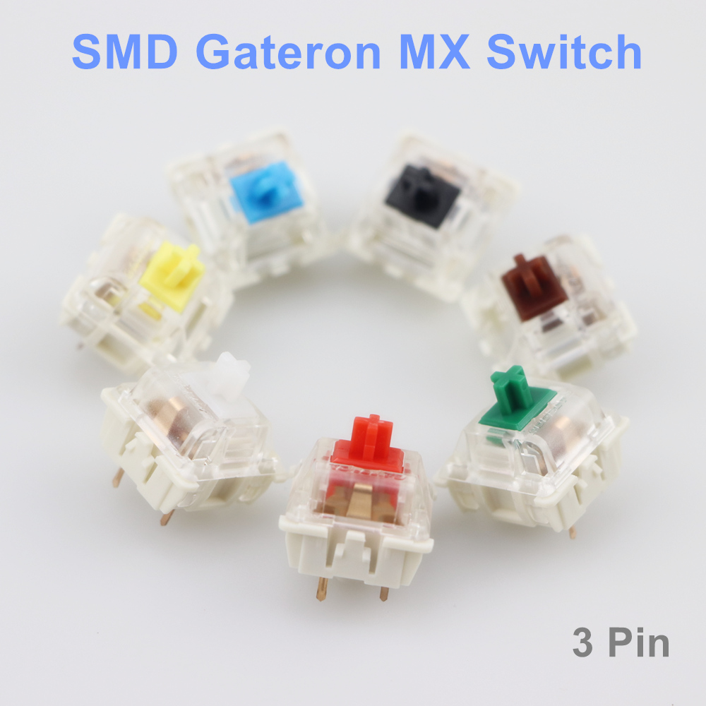 Gaming Keyboard Blue Switches - Gateron-interruptores SMD para teclado mecánico, conmutador