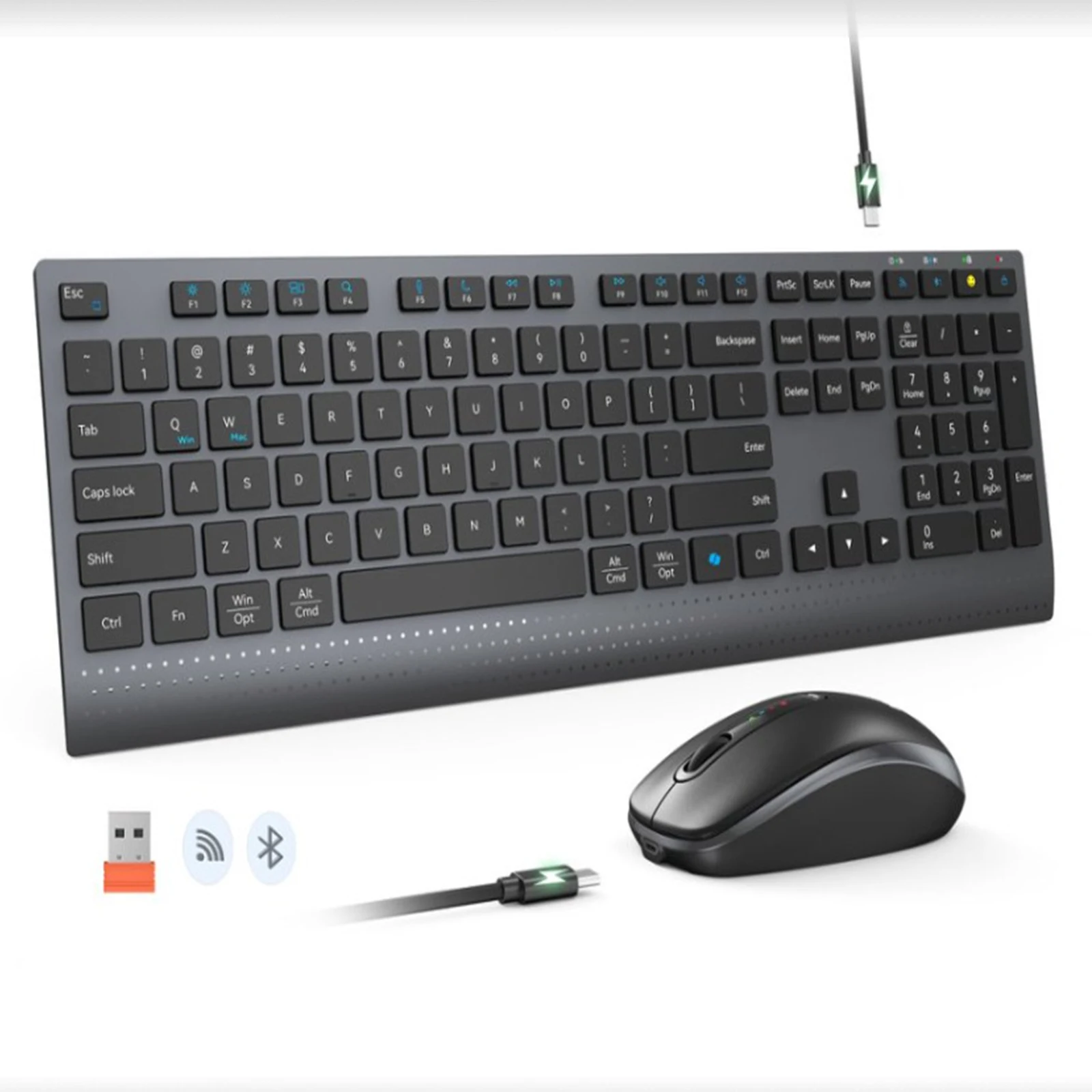 Gaming Keyboard And Mouse Combo Wireless - Combo de teclado y ratón inalámbrico