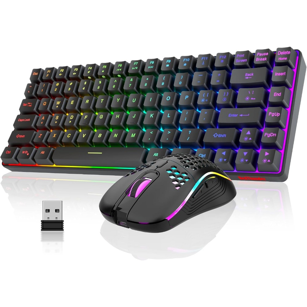 Gaming Keyboard And Mouse Combo Wireless - Combo de Teclado y Ratón Inalámbricos,