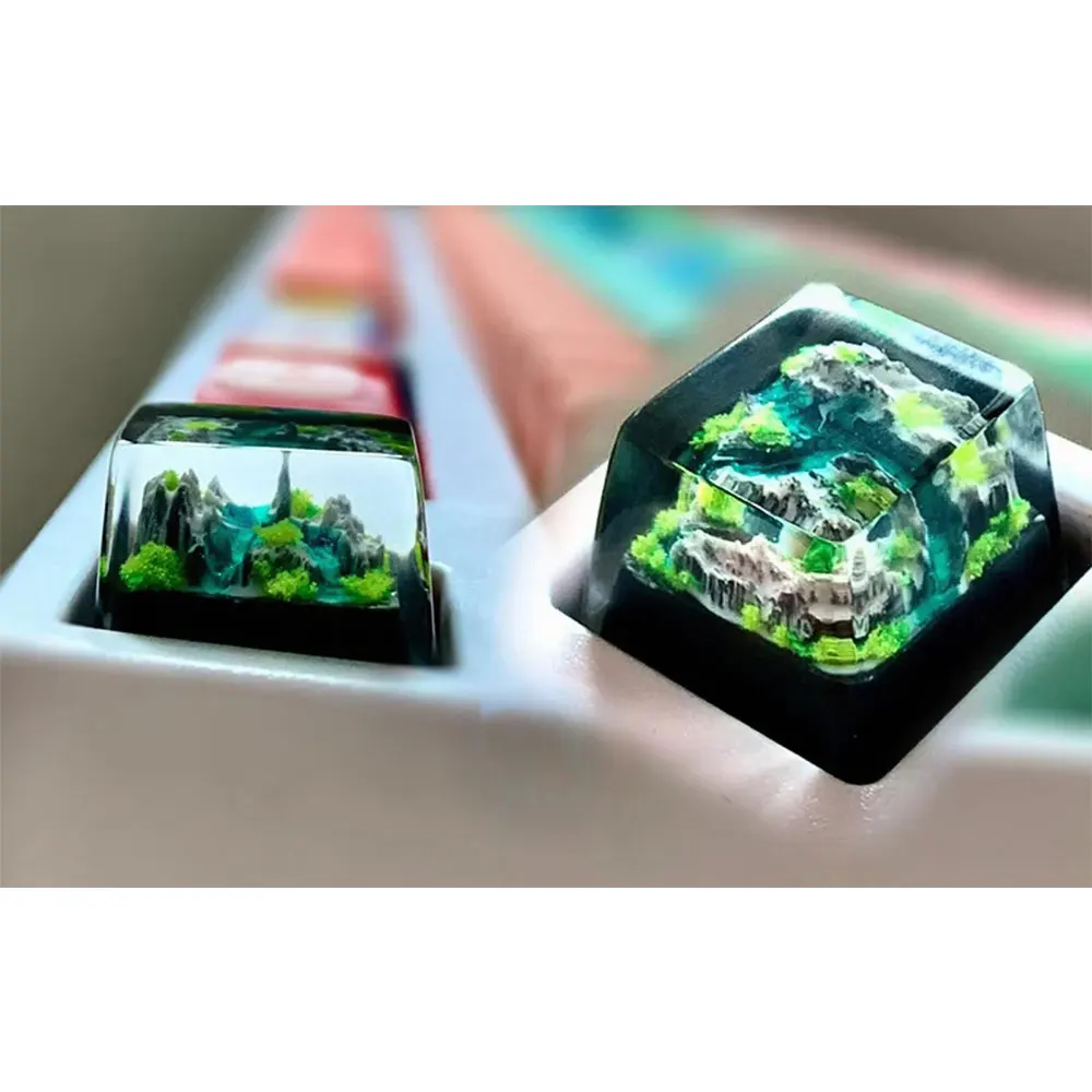Gaming Keyboard No Rgb - Teclas de montaña y mar de