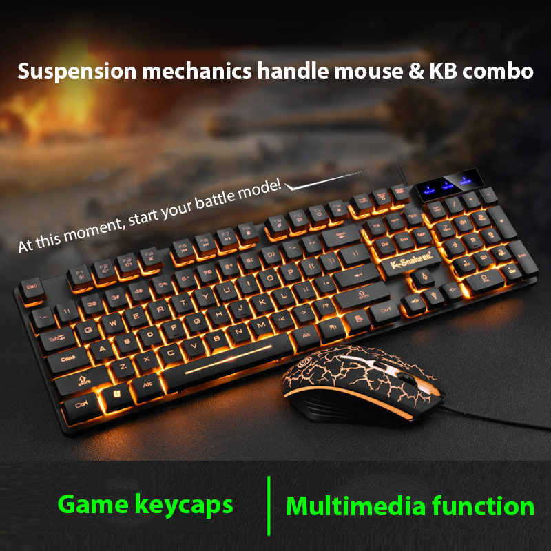 Juego de teclado y ratón KM320 - Gaming Keyboard Mouse Combo reseña y precio