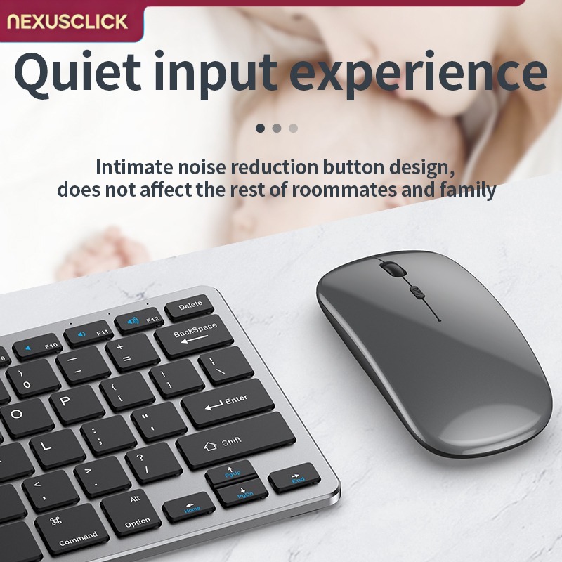 NexusClick Combo de teclado y  - Gaming Keyboard And Mouse Combo Wireless reseña y precio