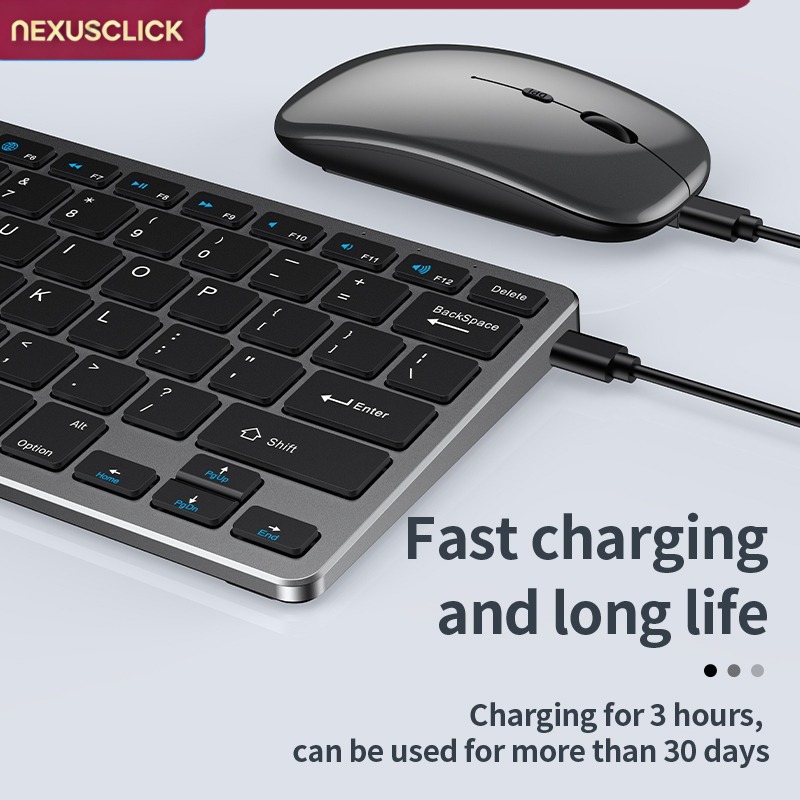 NexusClick Combo de teclado y  - Gaming Keyboard And Mouse Combo Wireless reseña y precio