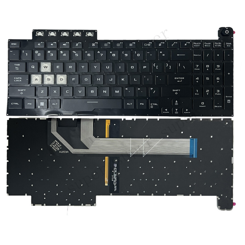 Teclado Retroiluminado en Negr - Gaming Keyboard Asus reseña y precio