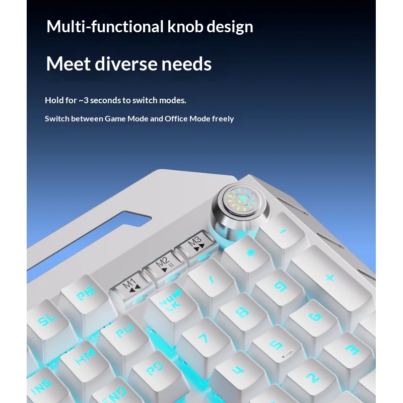 Combo de Teclado Mecánico Inal - Gaming Keyboard And Mouse Combo Wireless reseña y precio