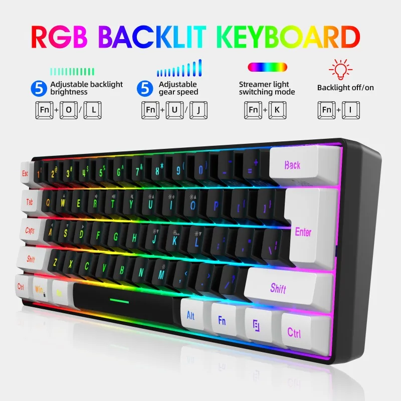 Kit de Teclado y Ratón para Ju - Gaming Keyboard Ergonomic reseña y precio