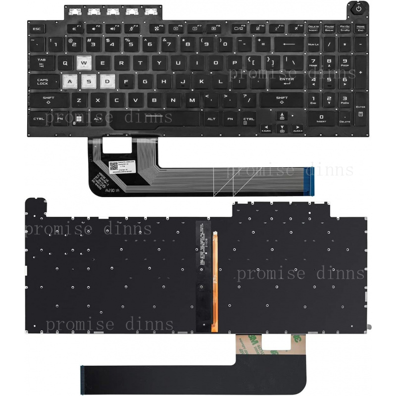 Teclado estadounidense M para  - Gaming Keyboard Asus reseña y precio