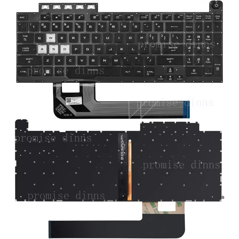 Teclado estadounidense M para  - Gaming Keyboard Asus reseña y precio
