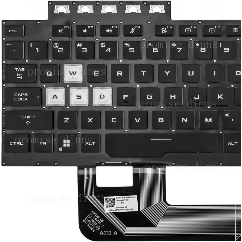 Teclado estadounidense M para  - Gaming Keyboard Asus reseña y precio