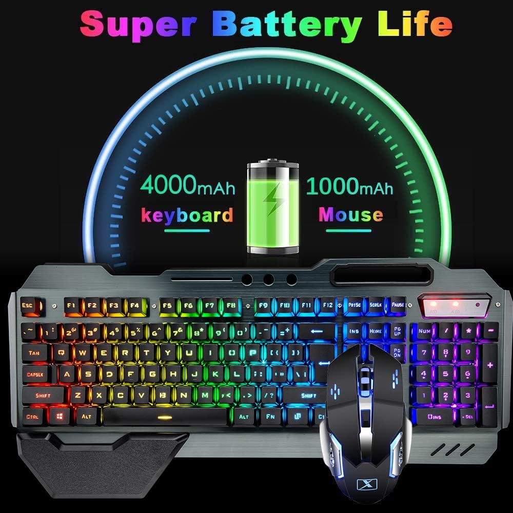 Combo de teclado y ratón inalá - Gaming Keyboard And Mouse Combo Wireless reseña y precio
