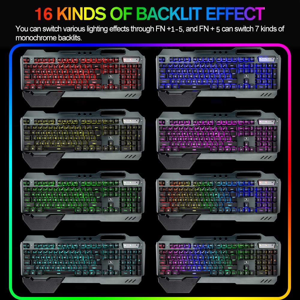Combo de teclado y ratón inalá - Gaming Keyboard And Mouse Combo Wireless reseña y precio