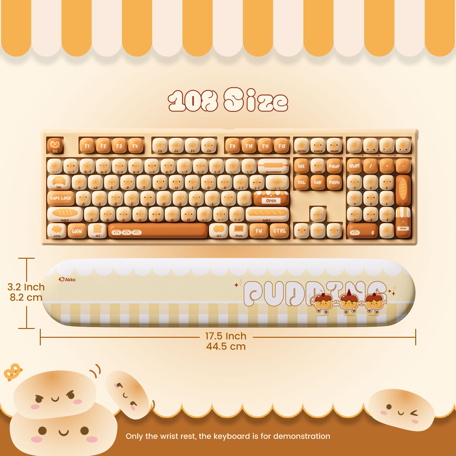 Akko Pudding Buns teclado repo - Gaming Keyboard Ergonomic reseña y precio