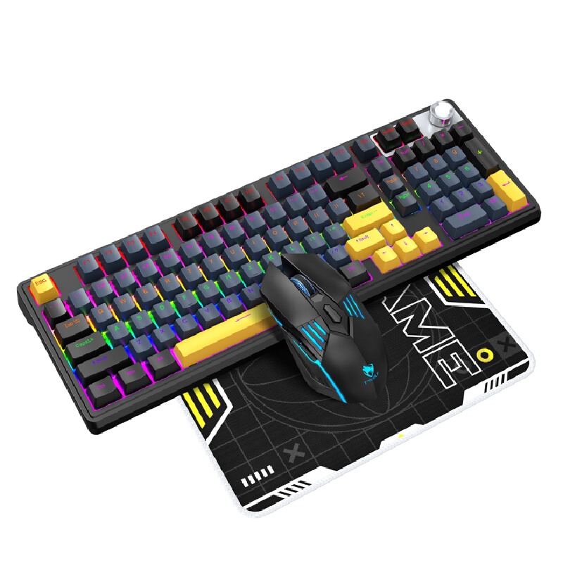 Combo de Teclado Mecánico y Ra - Gaming Keyboard And Mouse Combo Wireless reseña y precio