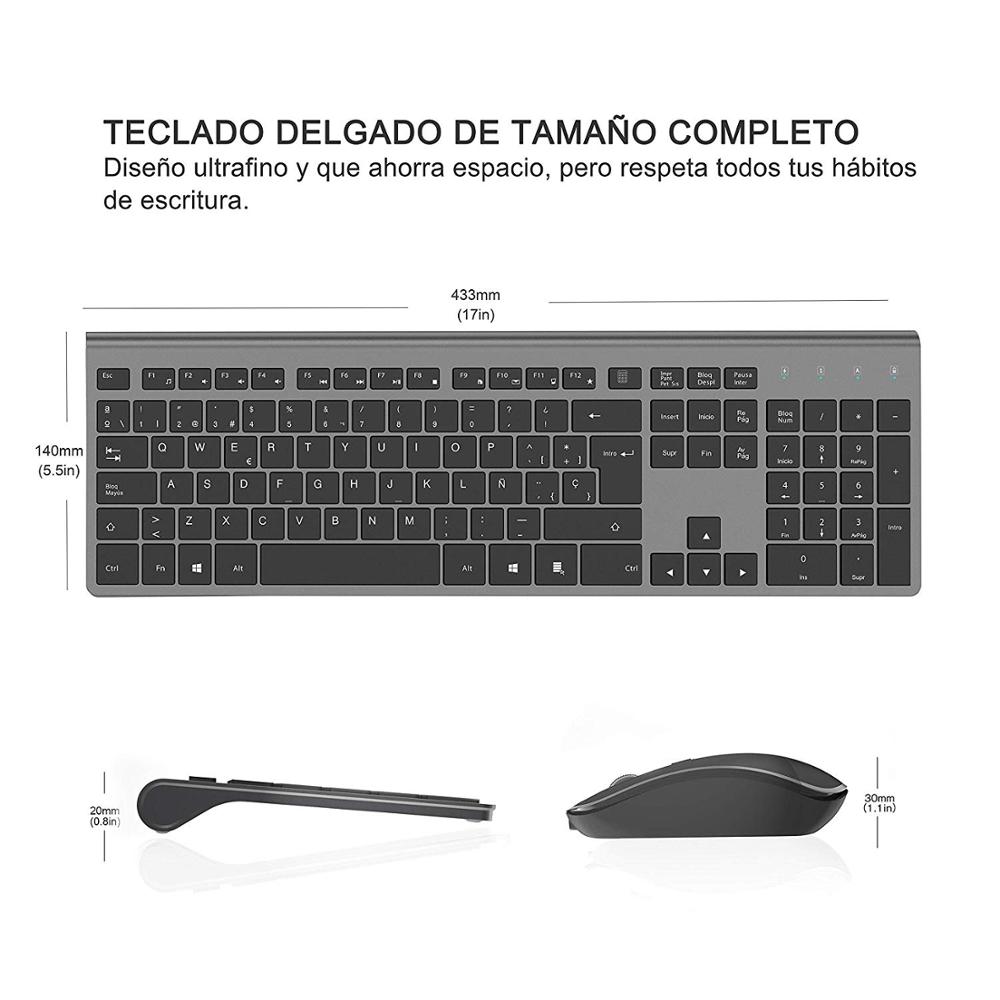 Teclado y Raton Inalámbrico Es - Gaming Keyboard And Mouse Combo Wireless reseña y precio