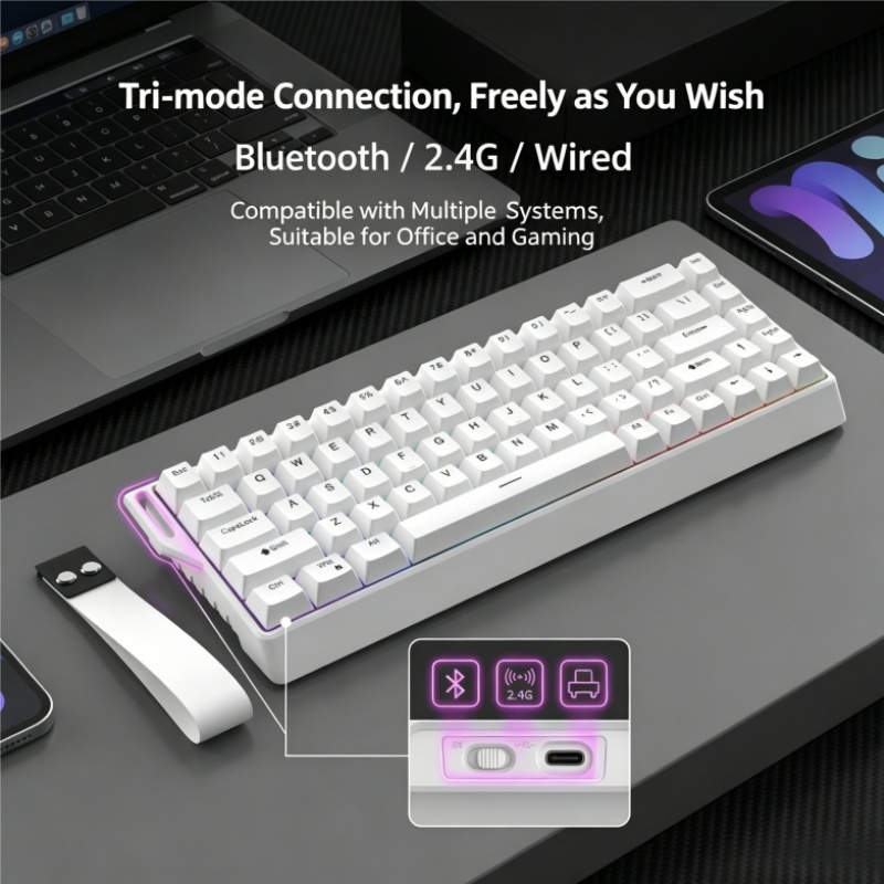 Teclado Mecánico Inalámbrico K - Gaming Keyboard Blue Switches reseña y precio