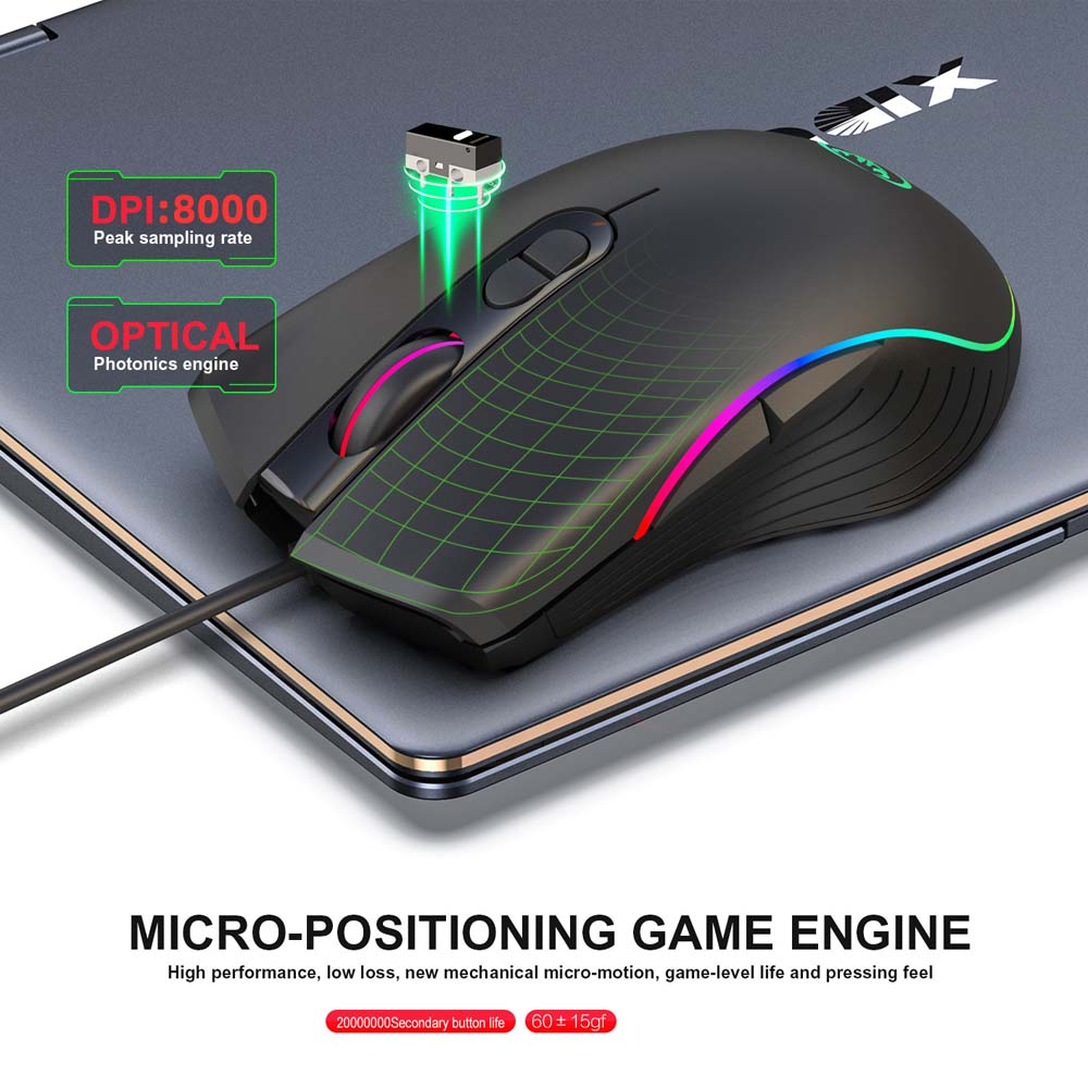 Combo de teclado y ratón para  - Gaming Keyboard Mouse Combo reseña y precio