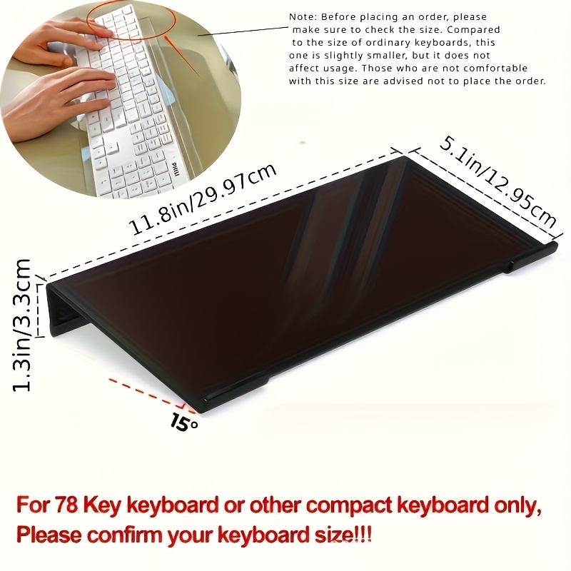 Soporte para teclado acrílico, - Gaming Keyboard Ergonomic reseña y precio