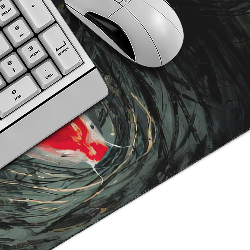 Alfombrilla de ratón Red Koi A - Gaming Keyboard Non Mechanical reseña y precio