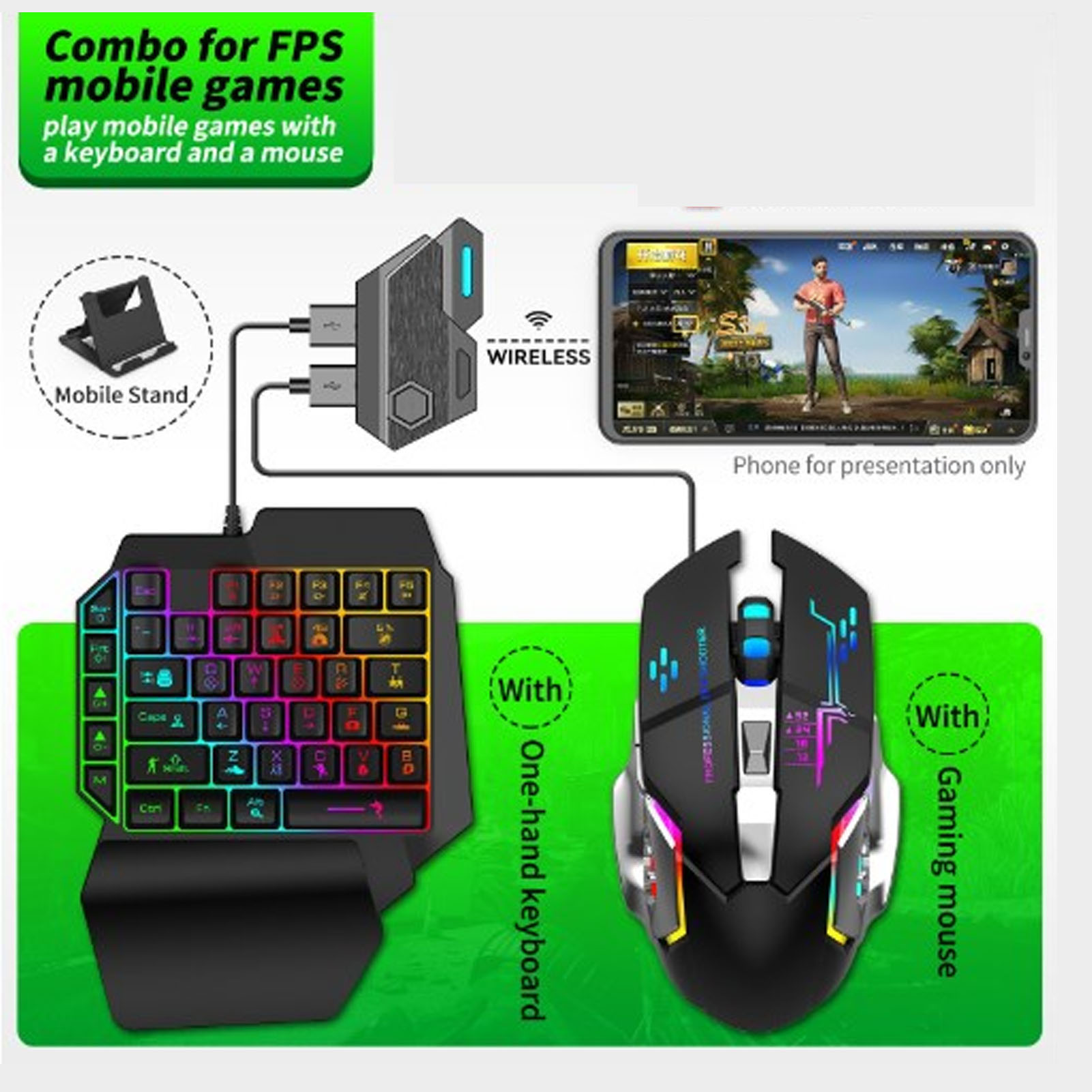 Paquete combinado de juegos pa - Gaming Keyboard Mouse Combo reseña y precio