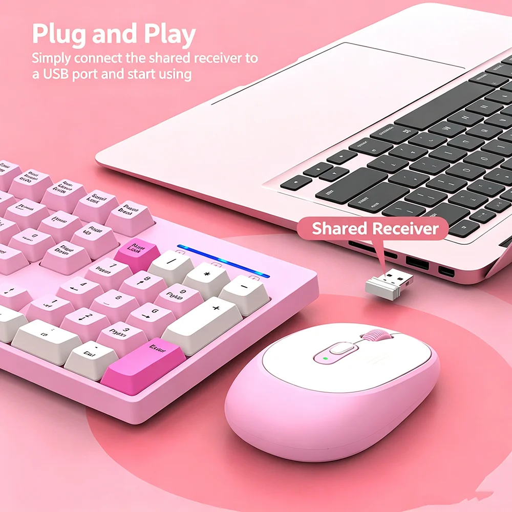 KEBIDUMEI-Juego combinado de t - Gaming Keyboard And Mouse Combo Wireless reseña y precio