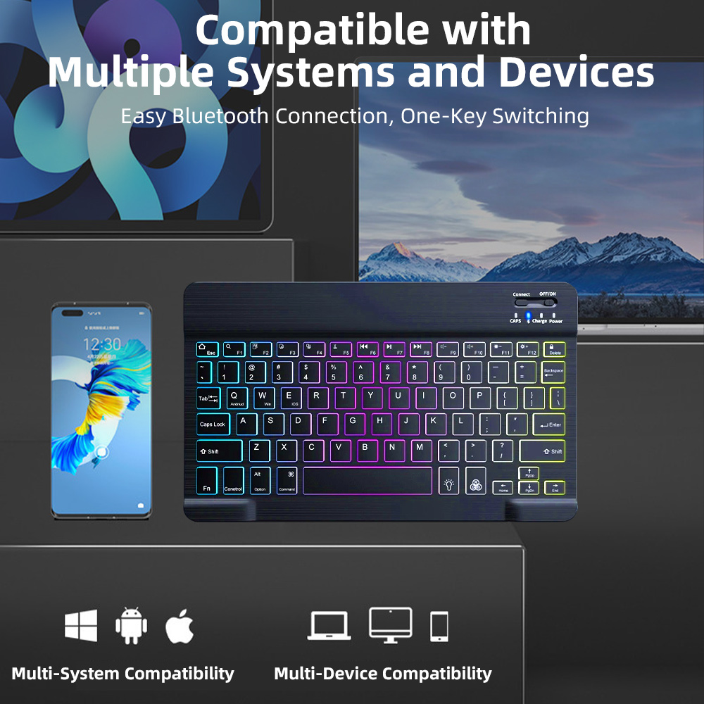 Teclado Bluetooth Retroilumina - Gaming Keyboard And Mouse Combo Wireless reseña y precio