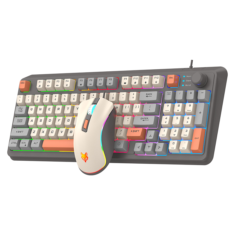 K820 USB juego con cable tecla - Gaming Keyboard Mouse Combo reseña y precio