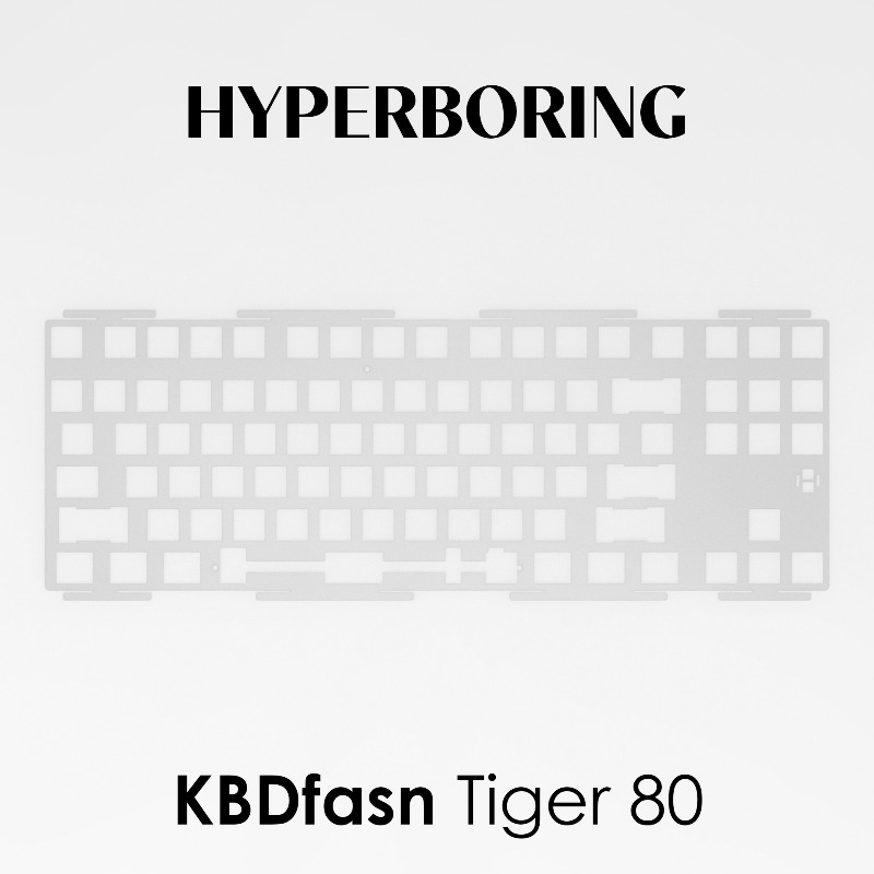 HYPERBORING Tiger80, Placa de  - Gaming Keyboard Ergonomic reseña y precio