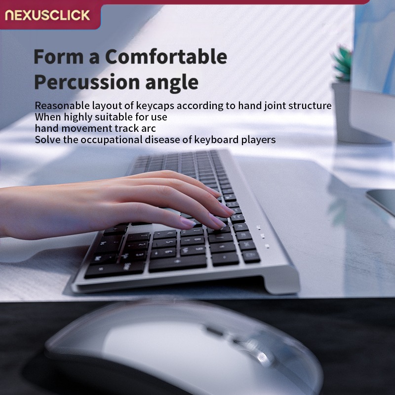 NexusClick Teclado inalámbrico - Gaming Keyboard And Mouse Combo Wireless reseña y precio