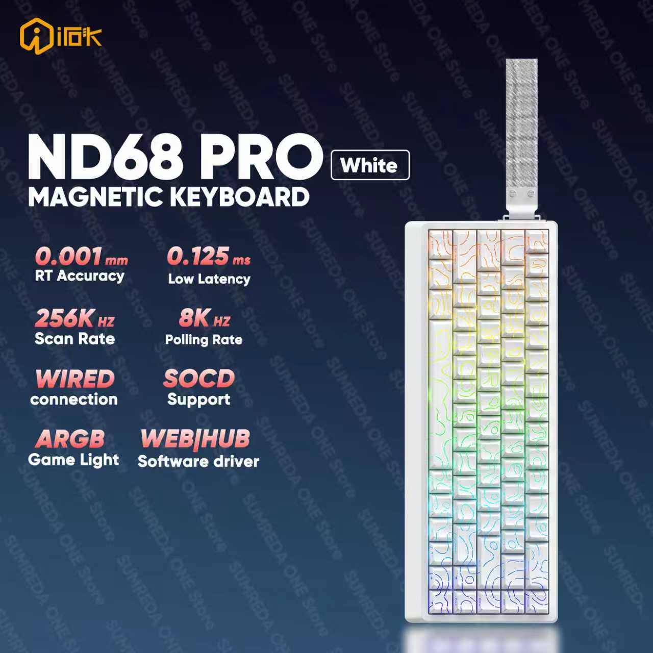 Teclado mecánico para juegos I - Gaming Keyboard Hall Effect Switches reseña y precio