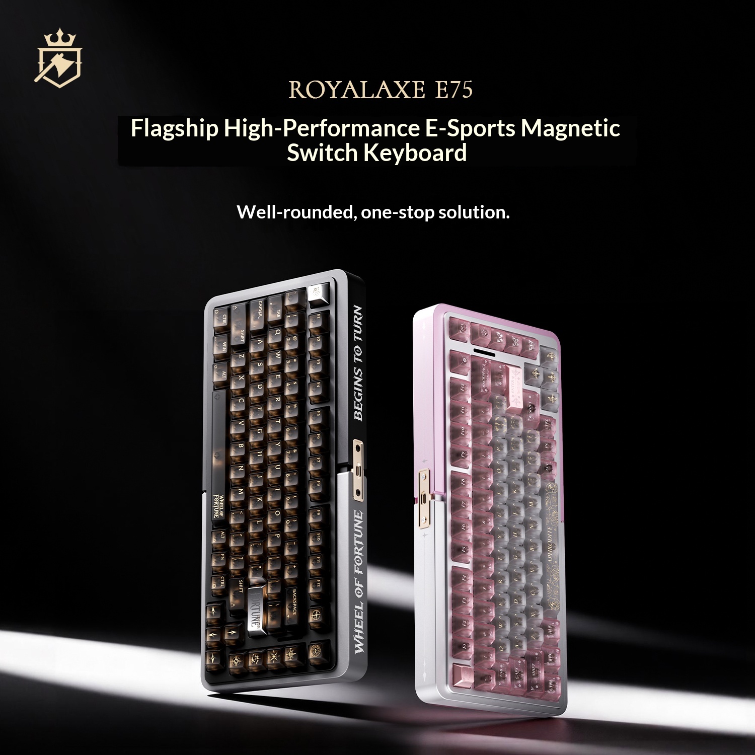Royalaxe E75 HE carcasa de alu - Gaming Keyboard Hall Effect Switches reseña y precio