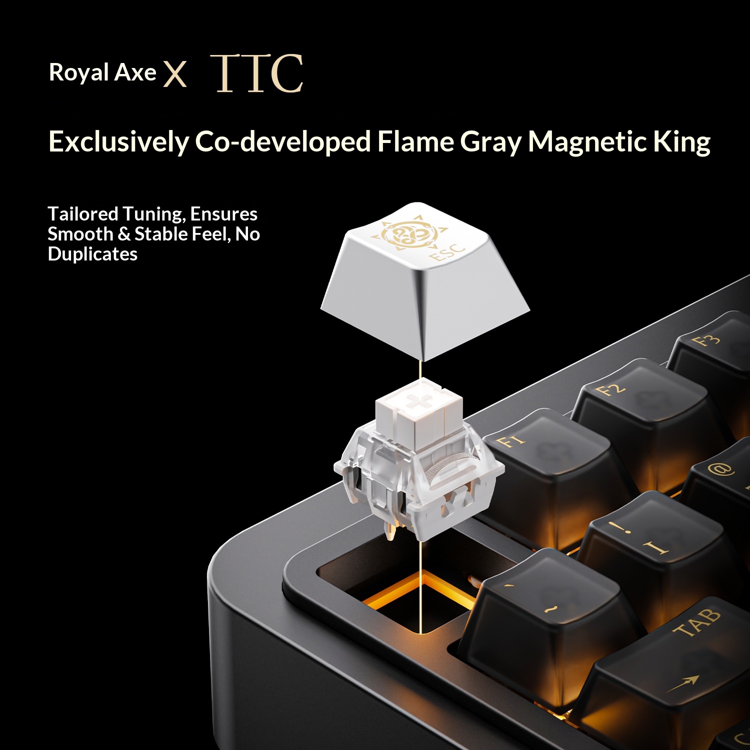 Royalaxe E75 HE carcasa de alu - Gaming Keyboard Hall Effect Switches reseña y precio