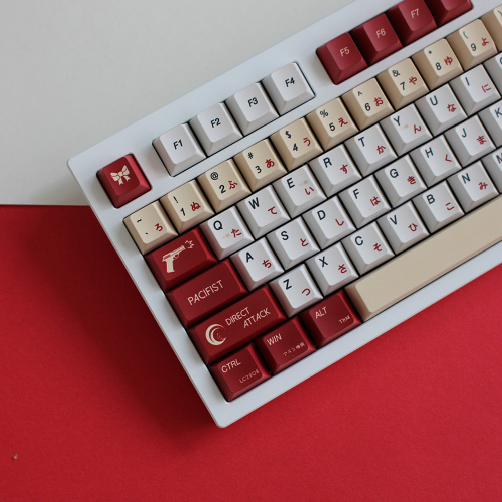Teclas PBT de Anime Lycoris Re - Gaming Keyboard Ergonomic reseña y precio