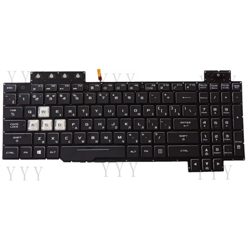 Teclado Retroiluminado Y+ para - Gaming Keyboard Asus reseña y precio