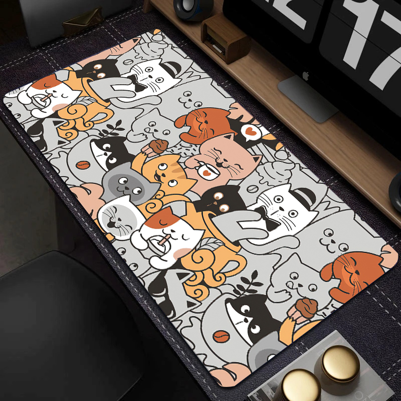 Alfombrilla de ratón de gato p - Gaming Keyboard Mouse reseña y precio
